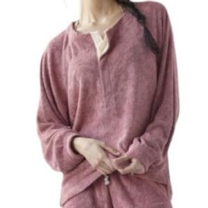 NWT Urban Outfitters Out From Under Veronica Terrycloth Popover Sweatshirt Small